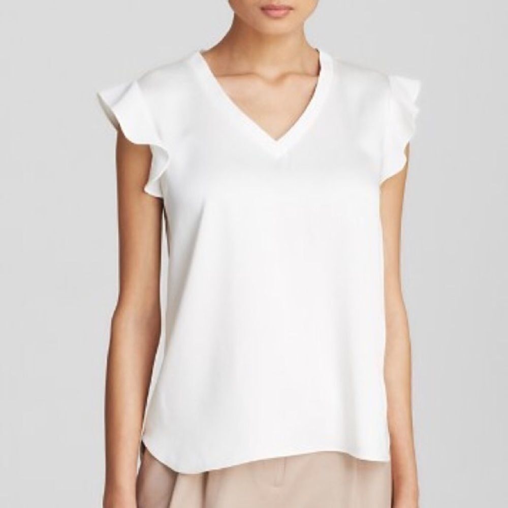 HP🔥 KATE SPADE  | Satin Crepe Flutter Sleeves Blouse